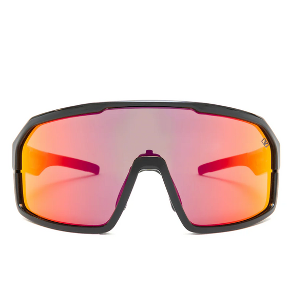 Vigor Sirroco Crimson Polarized Black Frame Sunglasses