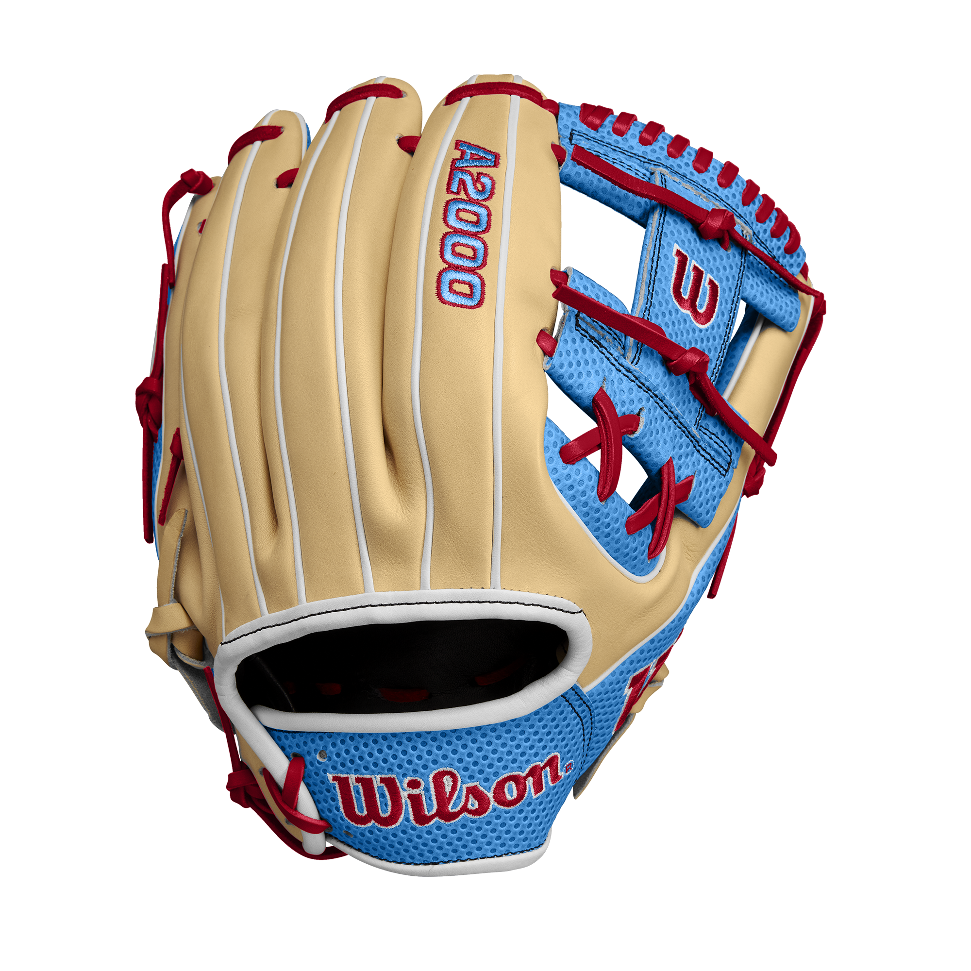 2024 A2000 1975 Blonde/Tropical Blue/Red 11.75