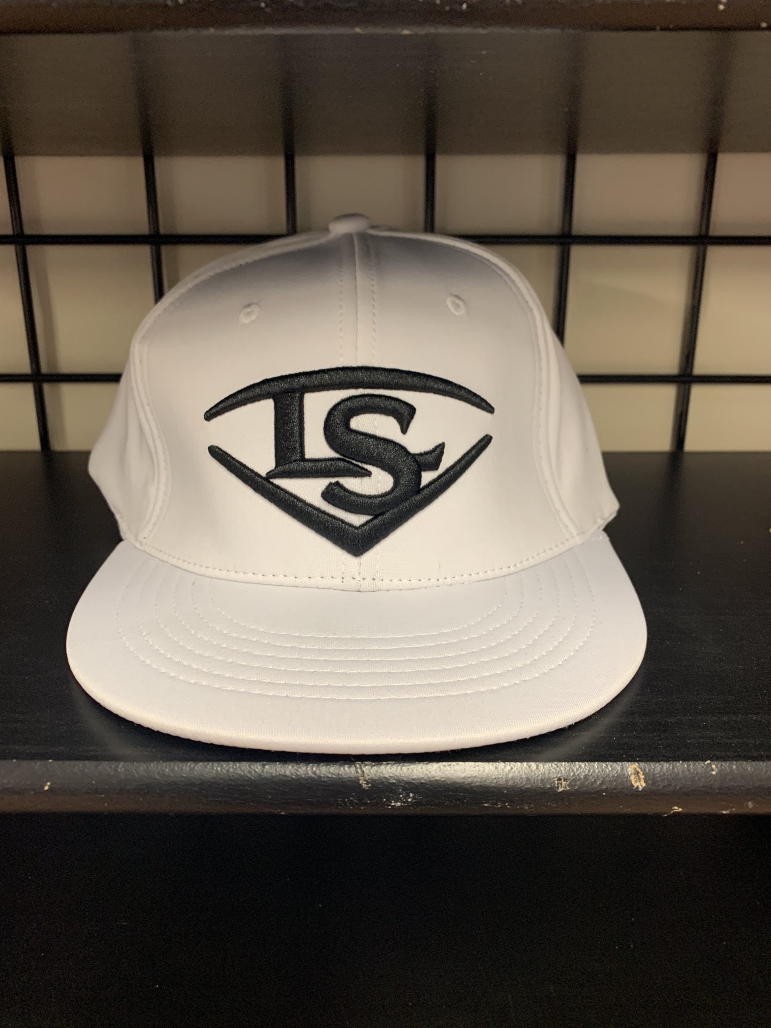 Louisville Slugger Branded Elements Hat WHT/WHT/BLK LSH700-WHT/WHT/B