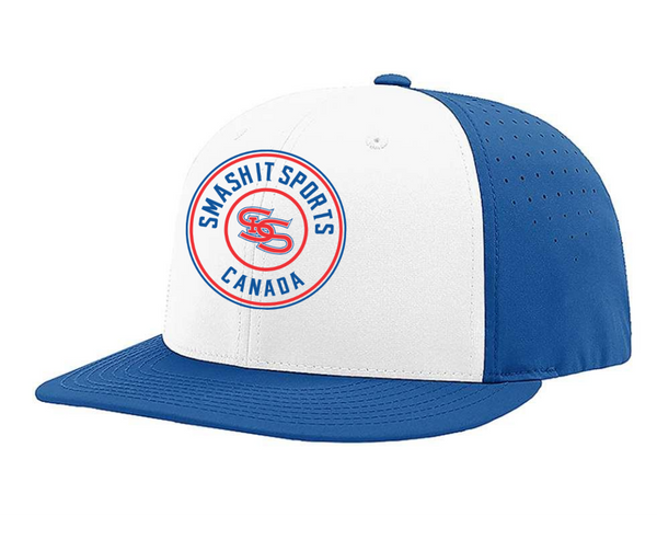 Smash It Sports Canada OLD School Hat by Richardson (PTS30) PTS30 - Blue/Blue/White-Old School