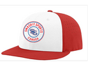 Smash It Sports Canada OLD School Hat by Richardson (PTS30) Red/Red/White-Old School