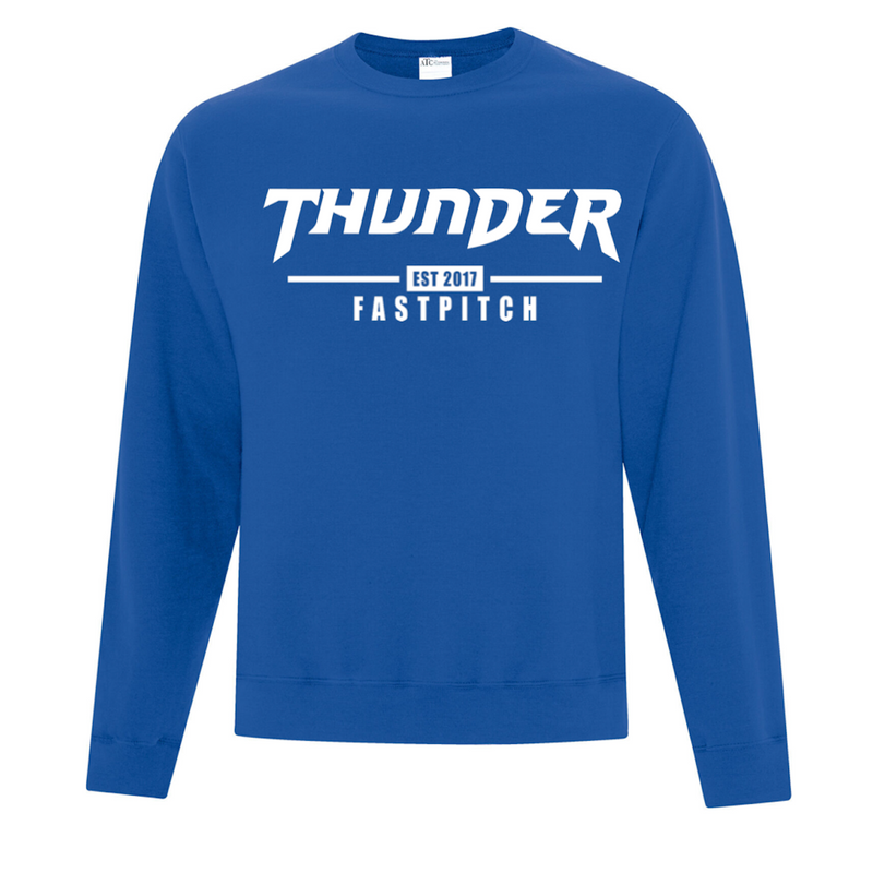 2025 Season Wilmot Thunder EST2017  Crewneck Fleece Sweatshirt - 2025-WMSA-EST-ATC2400