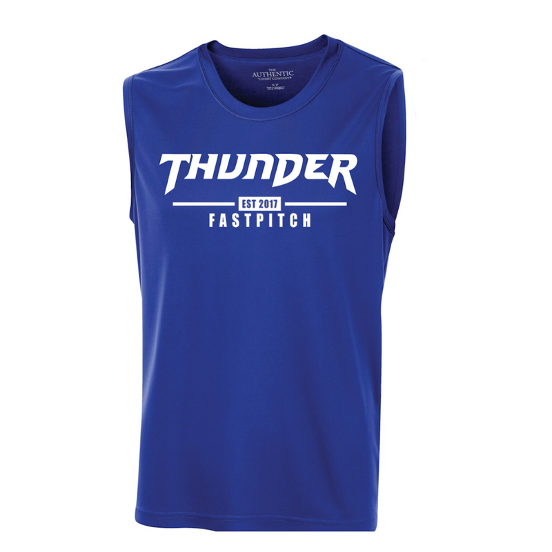 2025 Season Wilmot Thunder EST2017  Pro Team Sleeveless Performance Tee  - 2025-WMSA-EST-NOSLEEVE-SAN-S3527