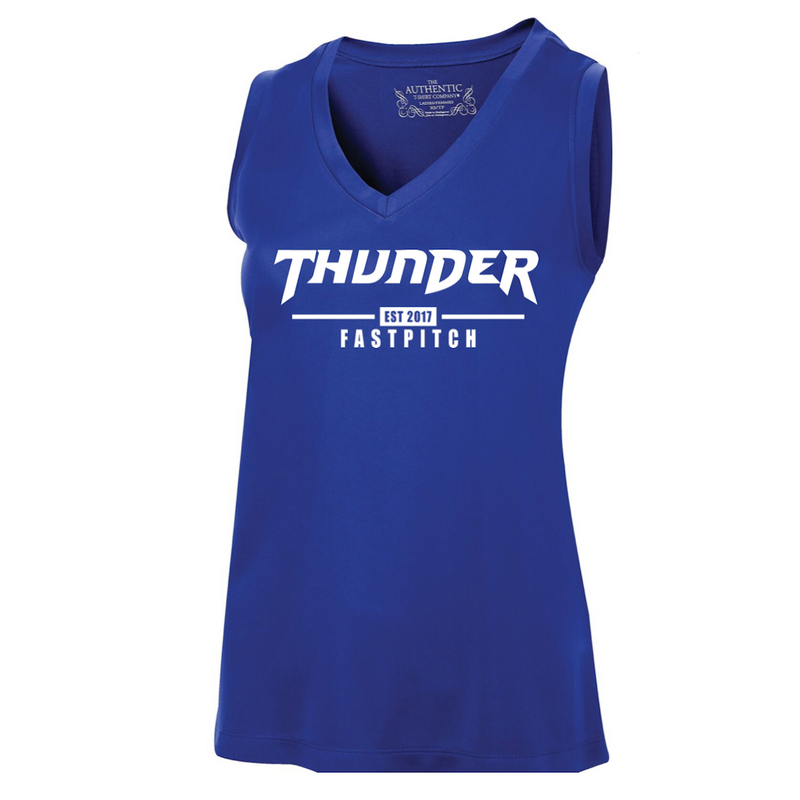 2025 Season Wilmot Thunder EST2017  Pro Team Sleeveless Performance Tee  - 2025-WMSA-EST-NOSLEEVE-SAN-S3527