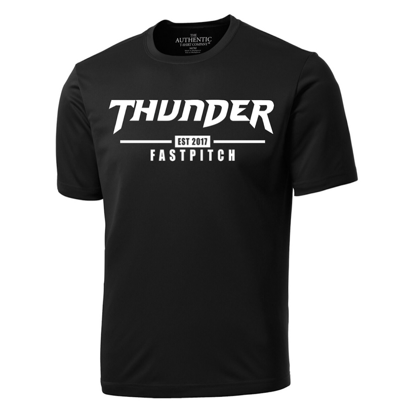 2025 Season Wilmot Thunder EST2017  Pro Team Short Sleeve Performance Tee  - 2025-WMSA-EST-SS-SAN-S350