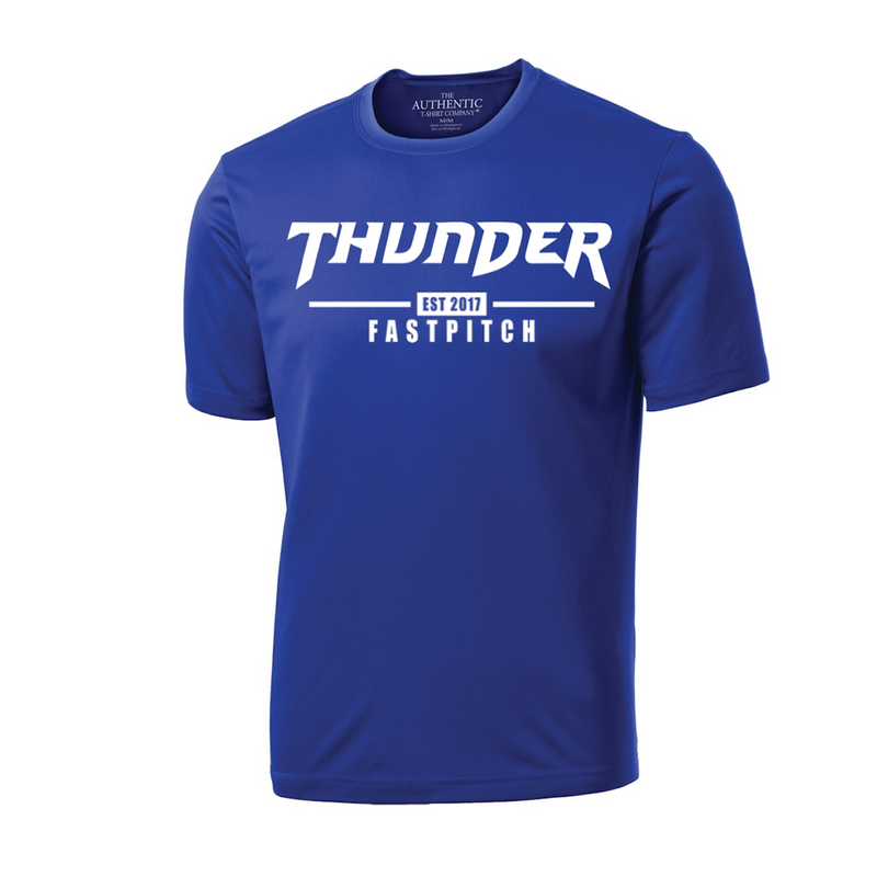 2025 Season Wilmot Thunder EST2017  Pro Team Short Sleeve Performance Tee  - 2025-WMSA-EST-SS-SAN-S350