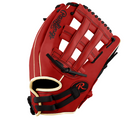 2026 SISC Exclusive Rawlings Heart of the Hide PRO125FS Pattern 12.5" Fielding Glove With Finger Shift - 2026-PRO125FS-Red/Black/Gold