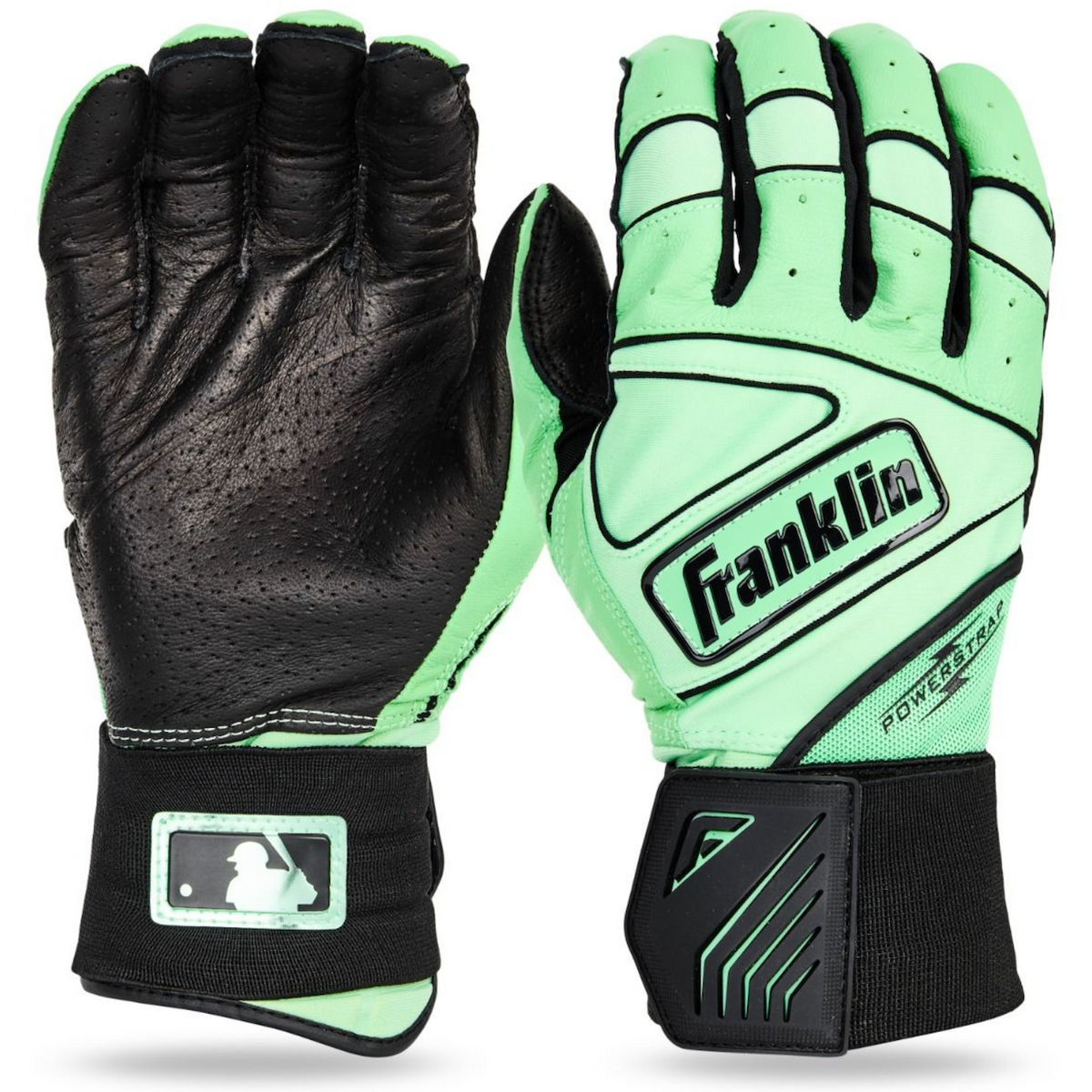 Gants de batting FRANKLIN 2nd SKINZ Noir enfant