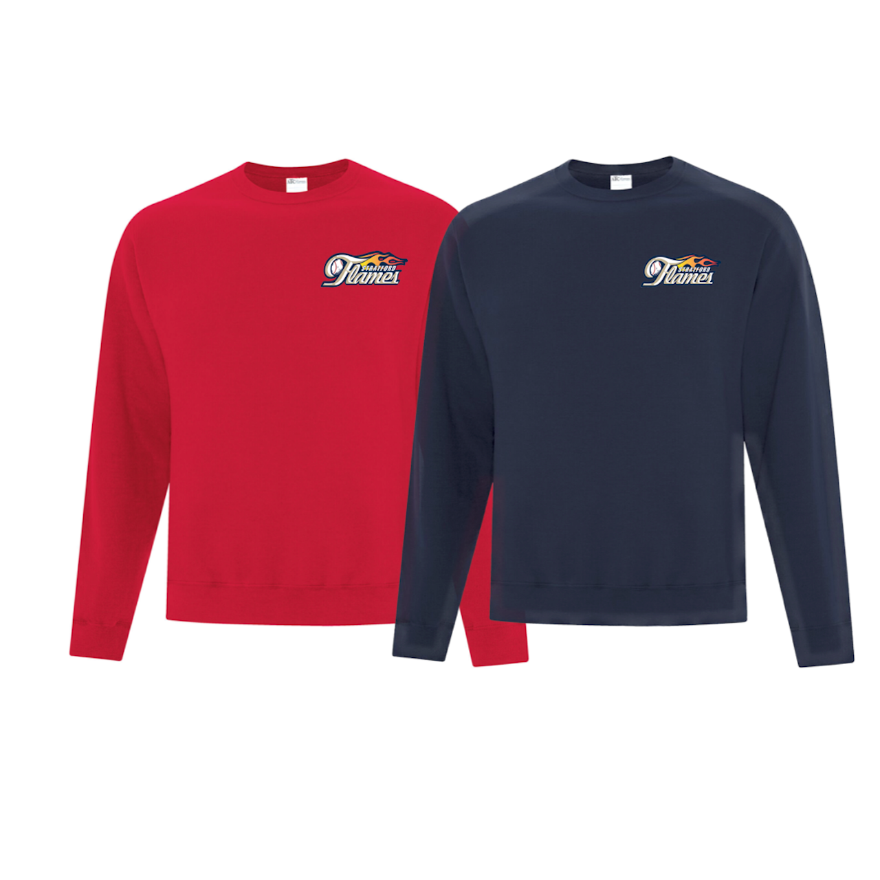 Stratford Flames Crewneck Classic Left Chest Logo - 24-SMGSA-ATCF2400-