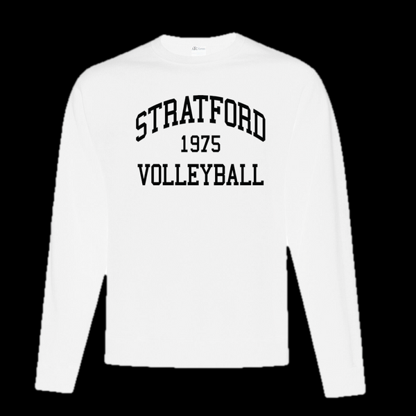 2024/25 Season Classic White Crewneck Fleece Sweater - 24-SVC-White-SV1975-2400