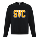 2025/26 Season Stratford Volleyball Club "SVC" White/Gold Fleece Crewneck Sweater - 25-Hoodie-Stratford Volleyball-SVC-WHITE/GOLD- ATC2400
