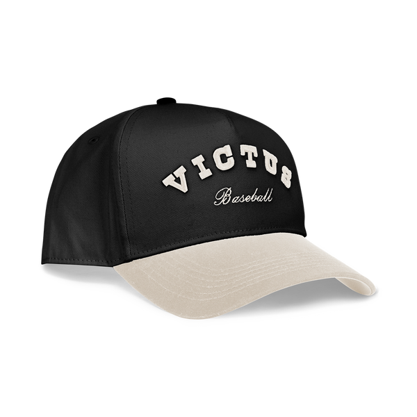 Victus Snapback Baseball Black/Cream Hat - VAHTVB-BK/CR
