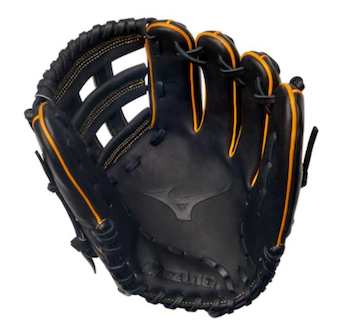 Mizuno Pro Select Baseball Glove 12" Black/Gold - 313047