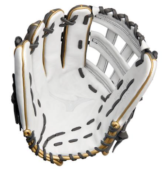 Mizuno Prime Elite Softball Glove 12.75" White/Grey - 313052