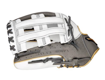 Mizuno Prime Elite Softball Glove 12.75" White/Grey - 313052