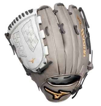 Mizuno Pro Select Softball Glove 12.5" White/Grey - 313064