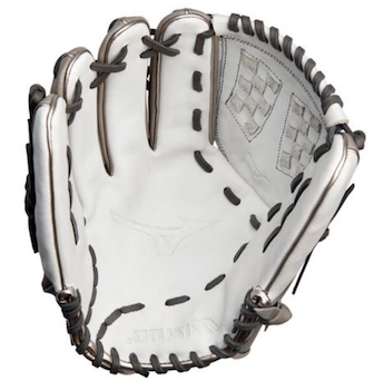 Mizuno Pro Select Softball Glove 12.5" White/Grey - 313064