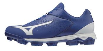 Mizuno Select Nine Wave Low Men's Molded Softball Cleat Black/White - 320584-WAVE-LOW