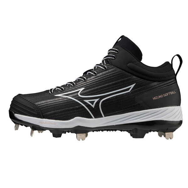 Mizuno Sweep 6 Mid Womens Fastpitch Metal Cleats - 320663