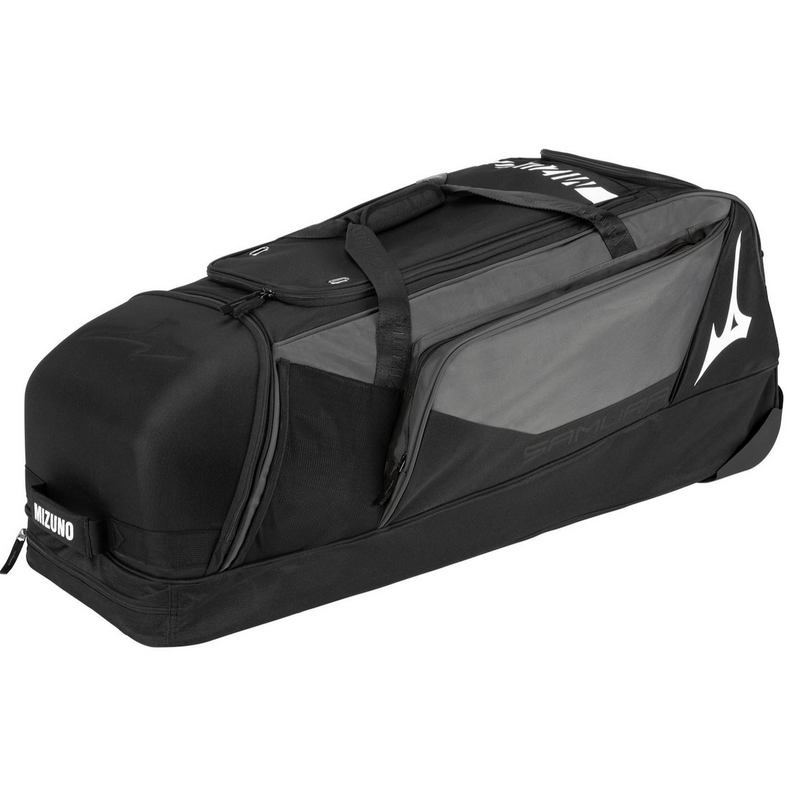 Mizuno samurai catcher's wheel bag online