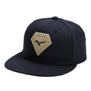 Mizuno Running Bird Diamond Patch Snapback Hat - 370349 - MIZ-HAT-PATCH