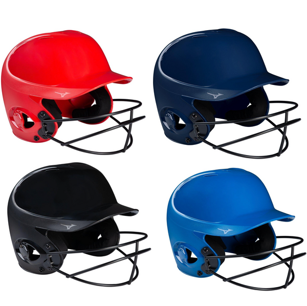 Mizuno MVP Series Solid Batting Helmet with Fastpitch Softball  - 380433