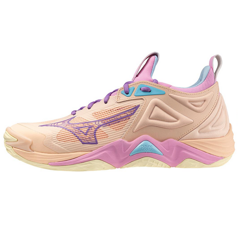 Mizuno Wave Momentum Unisex Volleyball Shoes Peach Bud