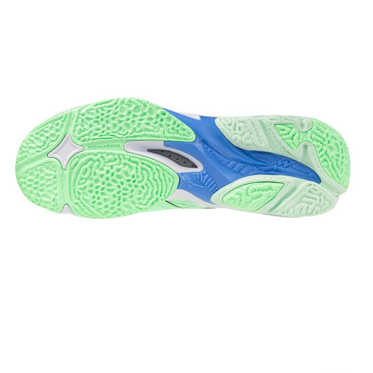 わかな　MINTON Mizuno Wave Lightning Neo Unisex Volleyball Shoes Mint-White
