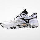 Wave Momentum 4 Elite Volleyball Shoe - White/Gold - 430338.0074