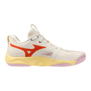 Mizuno Momentum 4 Unisex Volleyball Shoes - Prestine/High Risk Red - 430338.0L1G