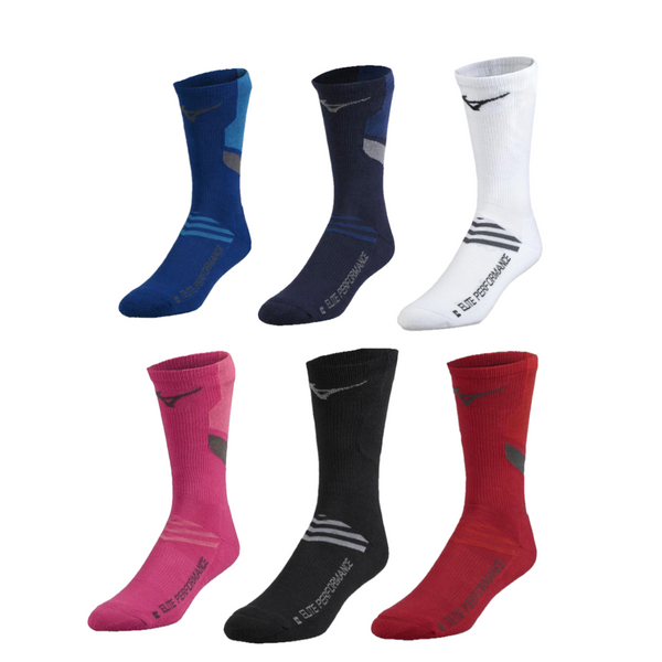 Mizuno Runbird Unisex Crew Socks Various Colours 480189