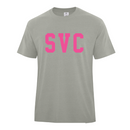 2025/26 Season SVC Pink and Grey Cotton Blend T-Shirt - 2025-SVC PINK-ATC6040-DOVE