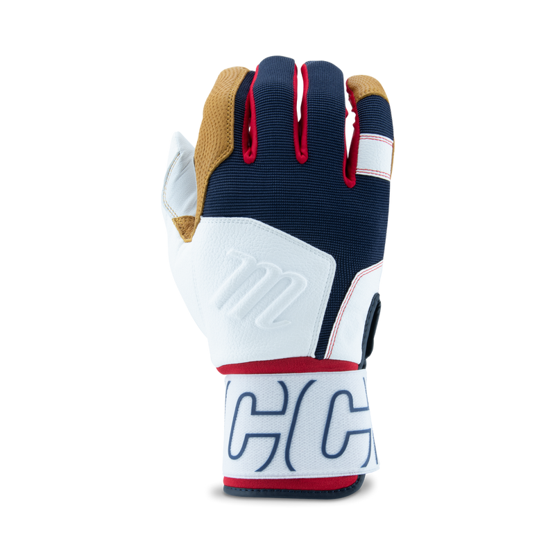 Marucci Blacksmith Wrap Youth Batting Gloves - MBG2BKSMY