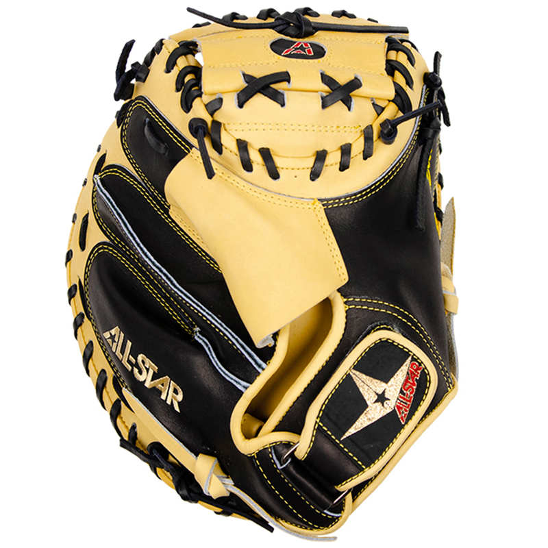 All Star Pro Elite 35" Black/Tan Catchers Mitt/Glove