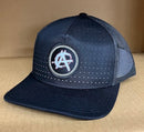 Anarchy Patch Pacific 105P Branded Snapback Hat - ANARCHY-PATCH-BLK-BLK