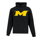 Miken Branded Everyday Black/Gold Fleece Hoodie - ATF2500-MIKEN-BLACK/GOLD-BLACK