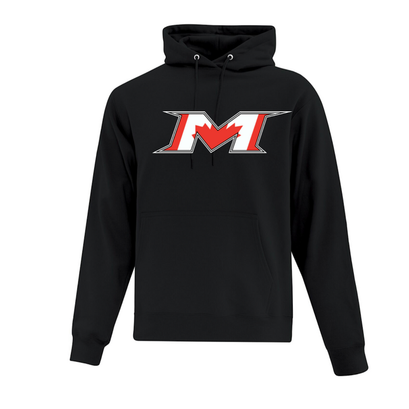 Miken Canada Everyday Fleece Hoodie - ATF2500-MIKEN-CAN-BLACK