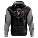 Anarchy Full Sublimation Black Body Grey Sleeves Hoodie - FULL-SUB-ANARCHY-BLK-GRY-SLEEVE