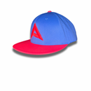 Anarchy 3D Puff Branded Pacific Royal/Red 474 Performance Flex Fit Hat - Anarchy A -474-Royal/Red-White Outline/Red Puff