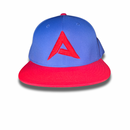 Anarchy 3D Puff Branded Pacific Royal/Red 474 Performance Flex Fit Hat - Anarchy A -474-Royal/Red-White Outline/Red Puff