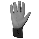 Bruce Bolt Chrome Series Long Cuff Batting Glove - Black