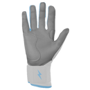 Bruce Bolt Chrome Series Long Cuff Batting Glove - Baby Blue