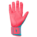Bruce Bolt MAX Series Long Cuff Batting Glove - Pink/Teal