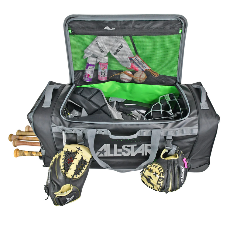 All Star S7 Elite Catchers Roller Bag - BB-S7E