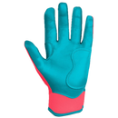 Bruce Bolt Max Clarke Series Short Cuff Batting Glove - Pink/Teal