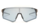 Vigor Blackhawk Polarized Smoke Frosted Grey/Black Sunglasses - VIGBLACKHAWK2