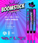 2026 Pure Sports "BoomStick" SISC/NSA Canada Exclusive Slowpitch Softball Bat - M3BO-6162-RB