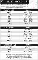 Bruce Bolt Signature Series Short Cuff Batting Glove - HAPP BABY BLUE