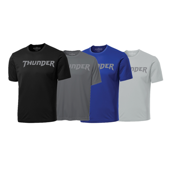 2026 Season Wilmot Grey Thunder Pro Team Short Sleeve Performance Tee  - 2026-WMSA-Grey-Thunder-SS-S350