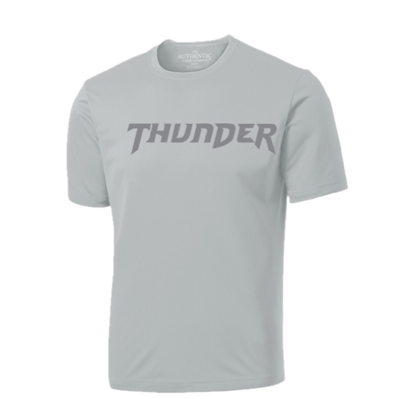 2026 Season Wilmot Grey Thunder Pro Team Short Sleeve Performance Tee  - 2026-WMSA-Grey-Thunder-SS-S350